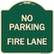 Signmission No Parking Fire Lane Heavy-Gauge Aluminum Architectural Sign, 18" x 18", G-1818-23622 A-DES-G-1818-23622 - alternate 1